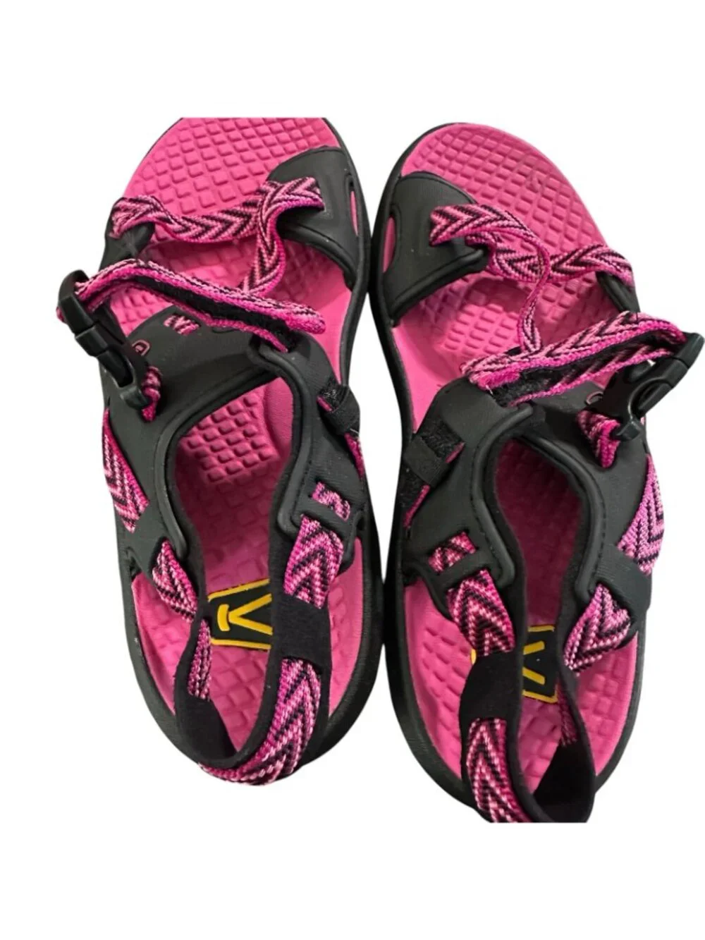 Keen MAUPIN Women's Sandal Black Pink US Size 8 Beach vacation Summer Camping